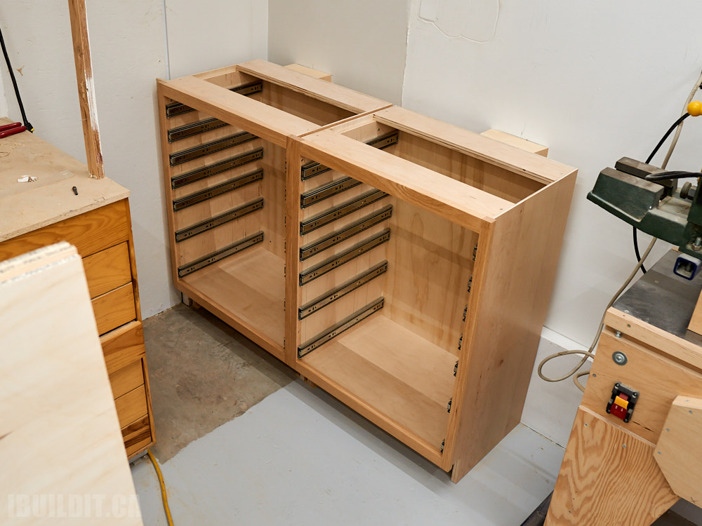 Making Drawers For Cabinets Ibuildit Ca, Base Cabinet With Drawers Plans