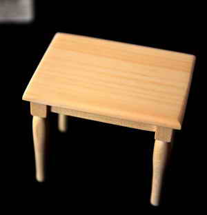 1:12 scale dollhouse pine table