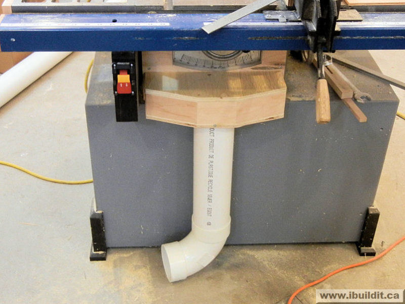 How To Make A Dust Collector Ibuildit Ca, Table Saw Dust Hood Plans