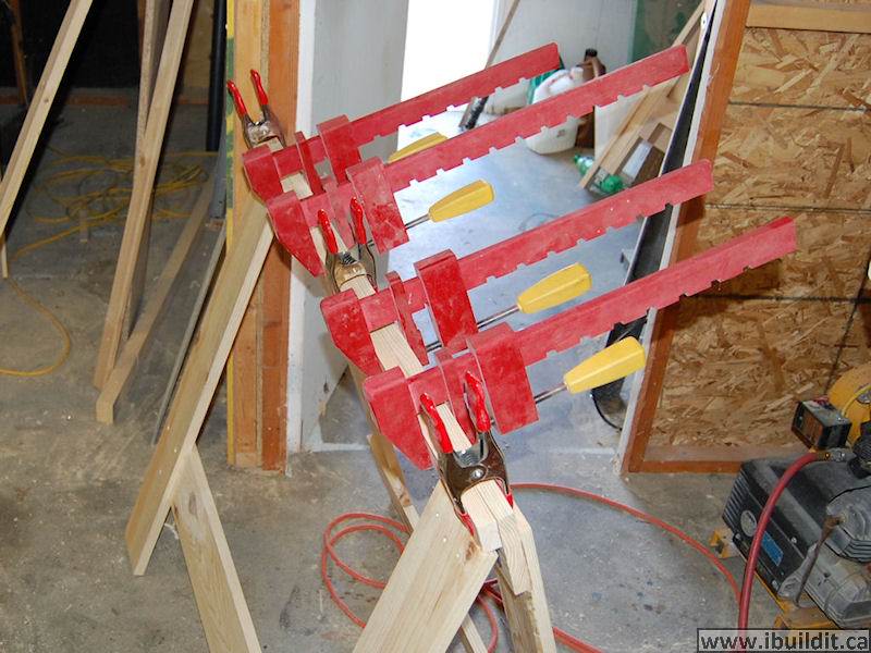 how to make portable folding saw horses from plywood