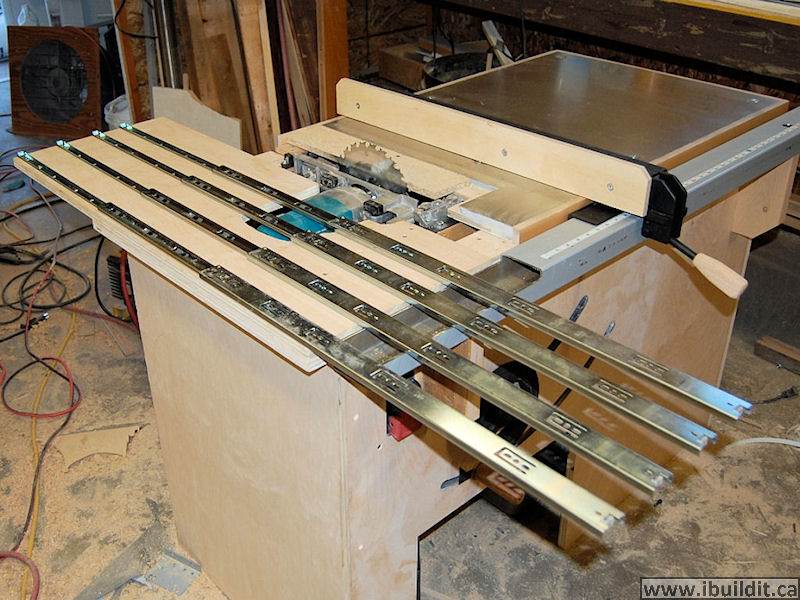 How To Make A Table Saw Ibuildit Ca - Diy Table Saw Extension Wing Plans Pdf