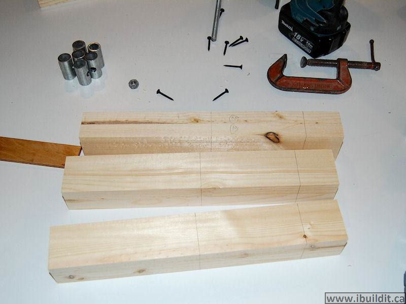 how to make classic wooden hand screws