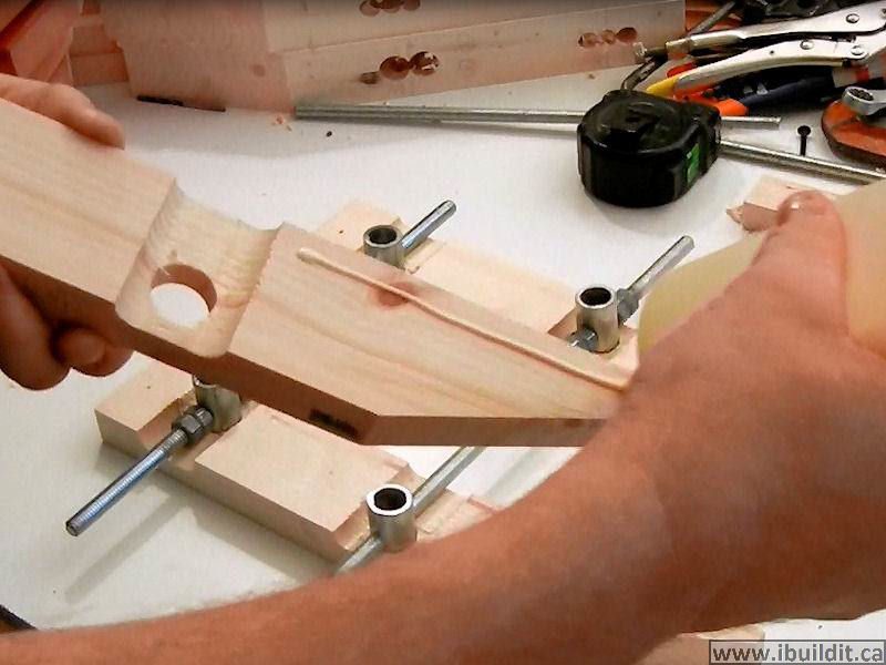 how to make classic wooden hand screws assembly