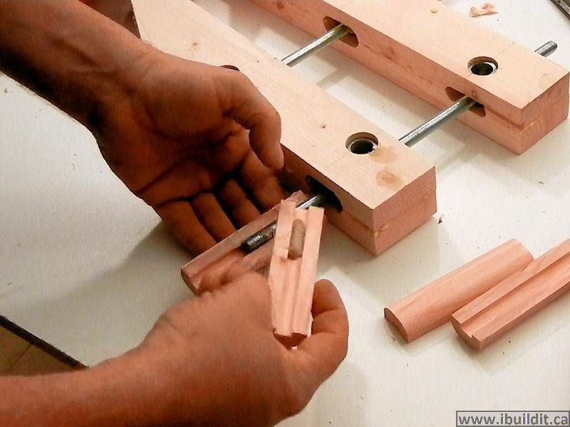 how to make classic wooden hand screws