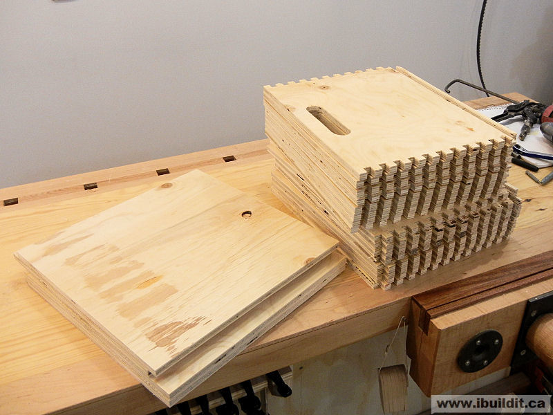 How to make strong stackable boxes with thin plywood. Desktop Stackable  Boxes - DIY // MakeOn 