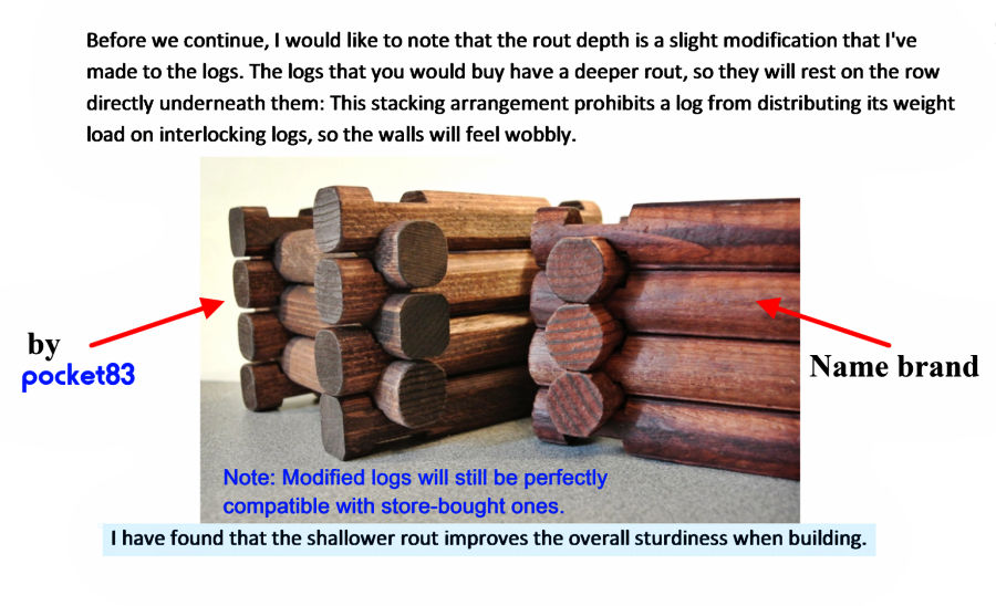 off brand lincoln logs