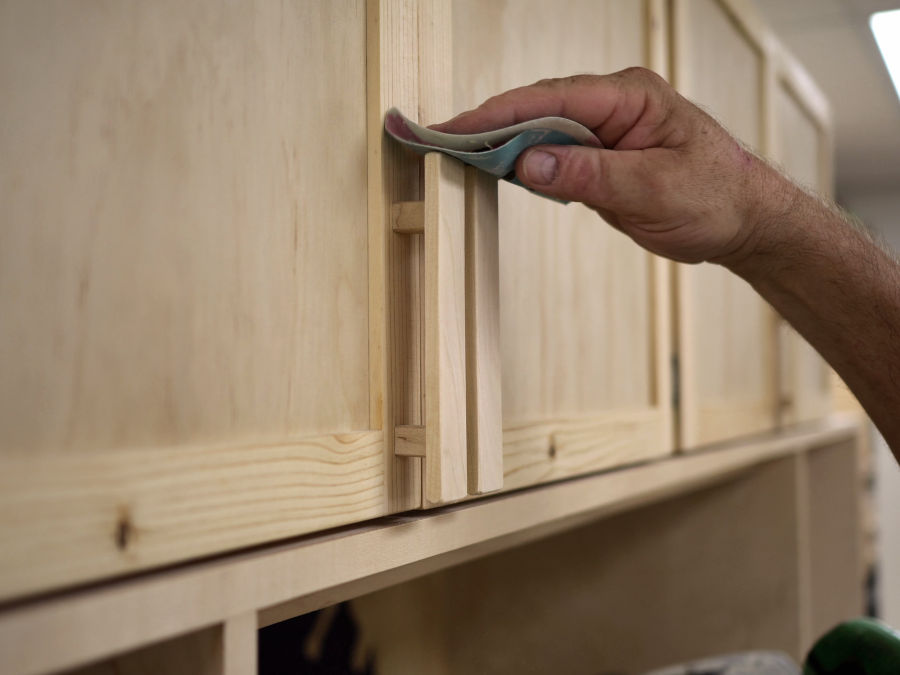 wooden drawer handle