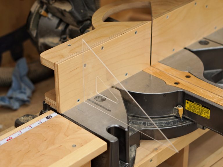 Making A Miter Saw Fence IBUILDIT.CA