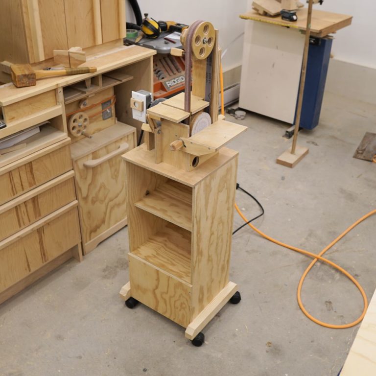 Making A Stand For The Belt Sander IBUILDIT.CA
