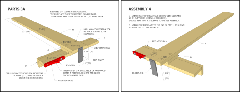 Wooden Table Saw Fence Plans - Plans - IBUILDIT.CA