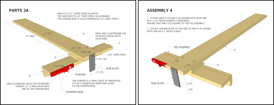 Wooden Table Saw Fence Plans Plans Ibuildit Ca