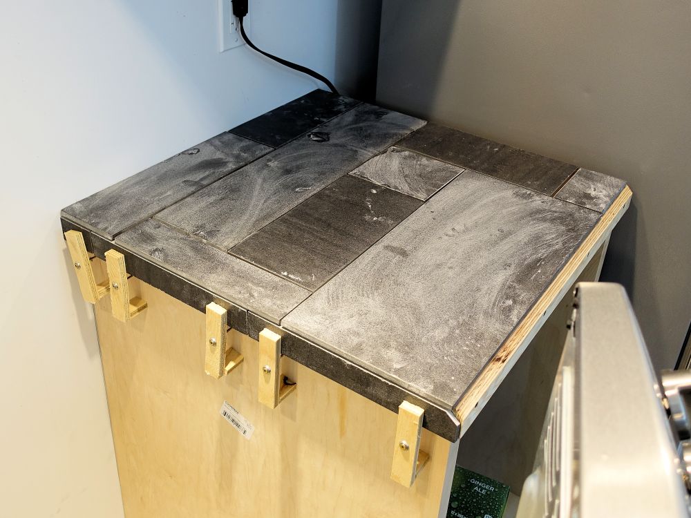 installing a tile countertop